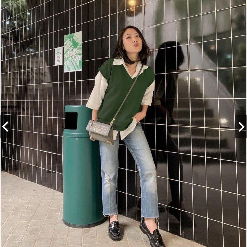 JAYA.Co IVY VEST / Rompi Wanita Bahan BabyTerry (bagian blkg lebih pjg)