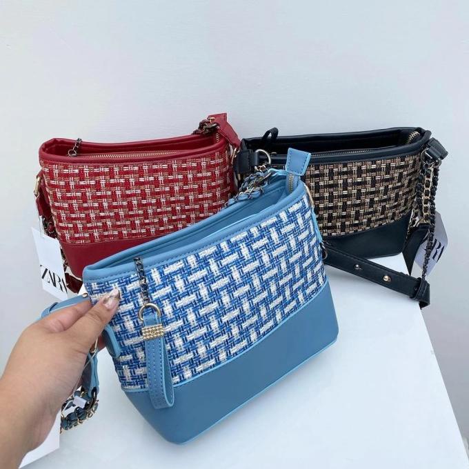 Barang Baru Zara Gabrielle Tas Wanita Tas Bahu Tas Selempang Tas Zara
