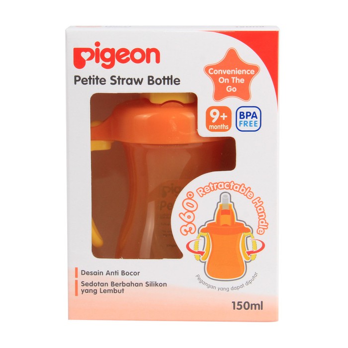 PETITE STRAW BOTTLE 150ML PIGEON