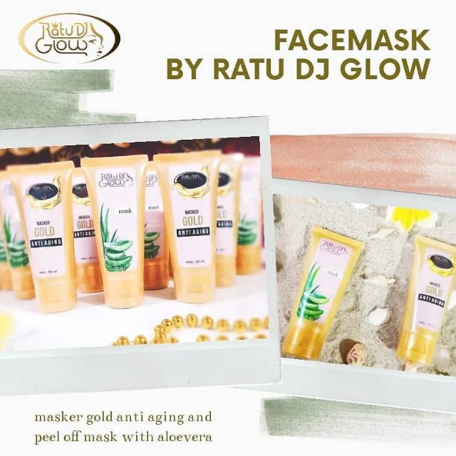 TERLARIS  MASKER PEEL OFF & ANTI AGING RATU DJ GLOW