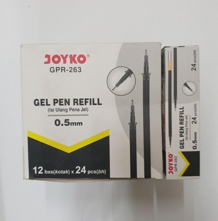 

REFILL GEL JOYKO GPR-263 (24pcs) | REFILL PULPEN