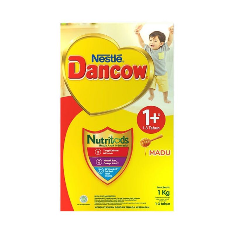 

Susu formula pertumbuhan Dancow 1+ madu vanila 1kg