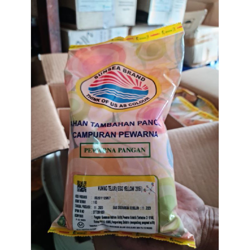 

Pewarna Kuning/ Lemon Egg Yellow 2112 Sunsea 1kg food grade