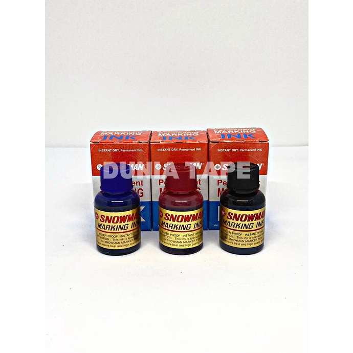 

Refill isi tinta permanent ink snowman / tinta isi ulang snowman