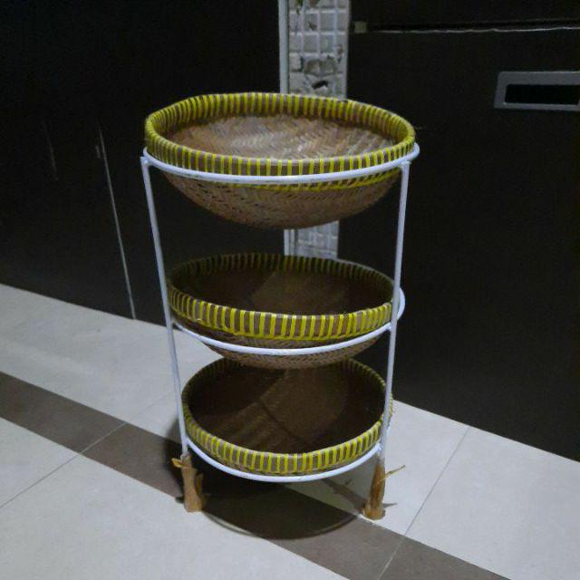 Rak Bawang Jogja-rak Bumbu Susun 3 Jumbo