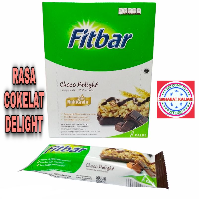 FITBAR COKLAT MULTIGRAIN 20gr 1 BOX ISI 12 PCS