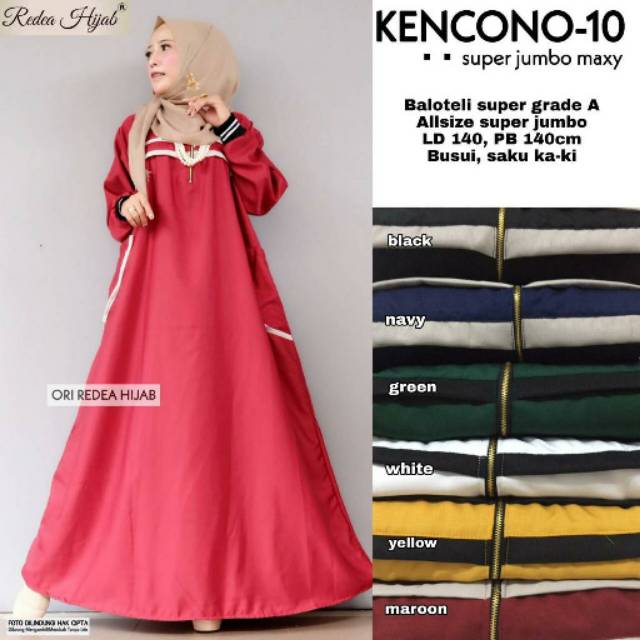 Kencono dres super JUMBO SIZE XXXL LD 140