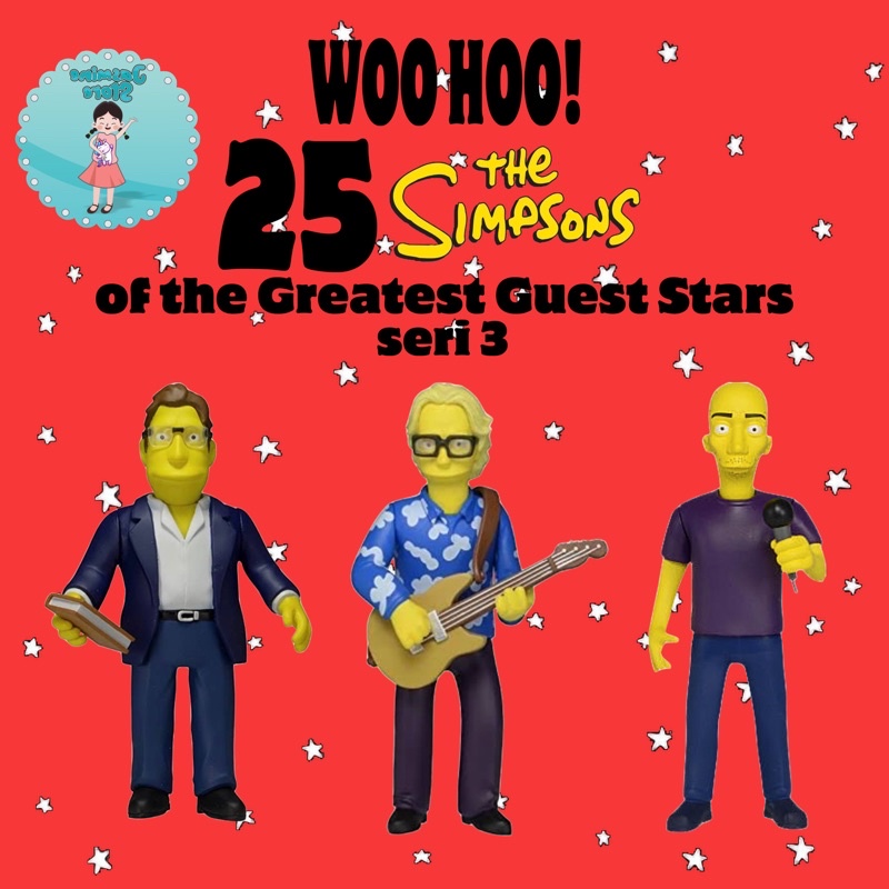 Figure The Simpsons seri 3/Woohoo 25th The Simpson of the Greatest Guest Star/Action Figure The Simpsons