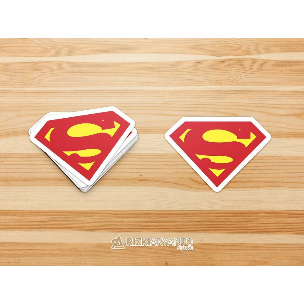 Sticker - Stiker Logo Superman untuk PC Laptop HP dll