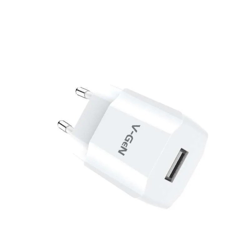 VTC1-07 VTC1-15 Adapter Charger V-Gen 1 Port USB 5V 1.2A Include Kabel USB Micro V8 Travel Charger