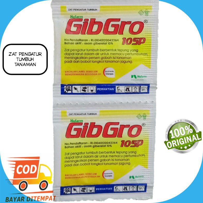 zat pengatur tumbuh nufarm gib grow 10 sp 1 gram gip gro zpt gip grow mempercepat tumbuh