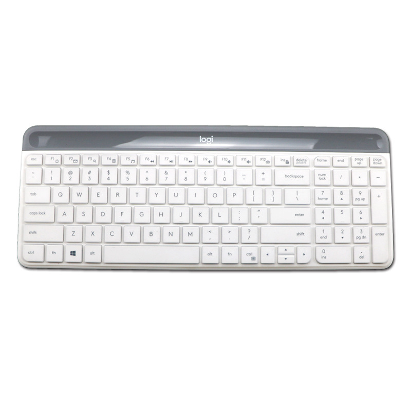 For Logitech MK470 K580 Soft Ultra-thin Silicone Laptop Keyboard Cover Protector