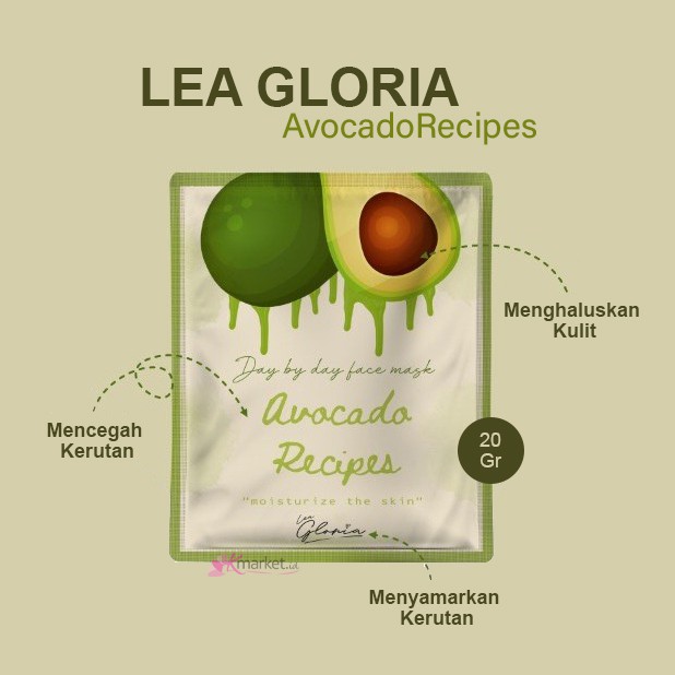 [BPOM] LEA GLORIA Masker Bubuk 10gr | 20gr