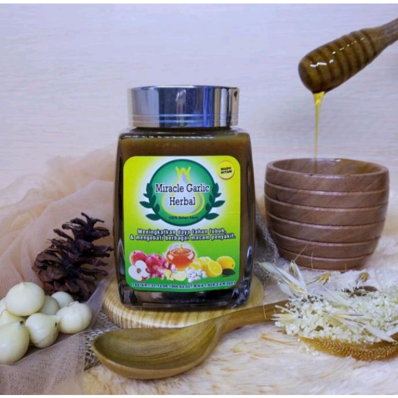 MIRACLE HERBAL JANTUNG / MIRACLE GARLIC HERBAL MADU HITAM