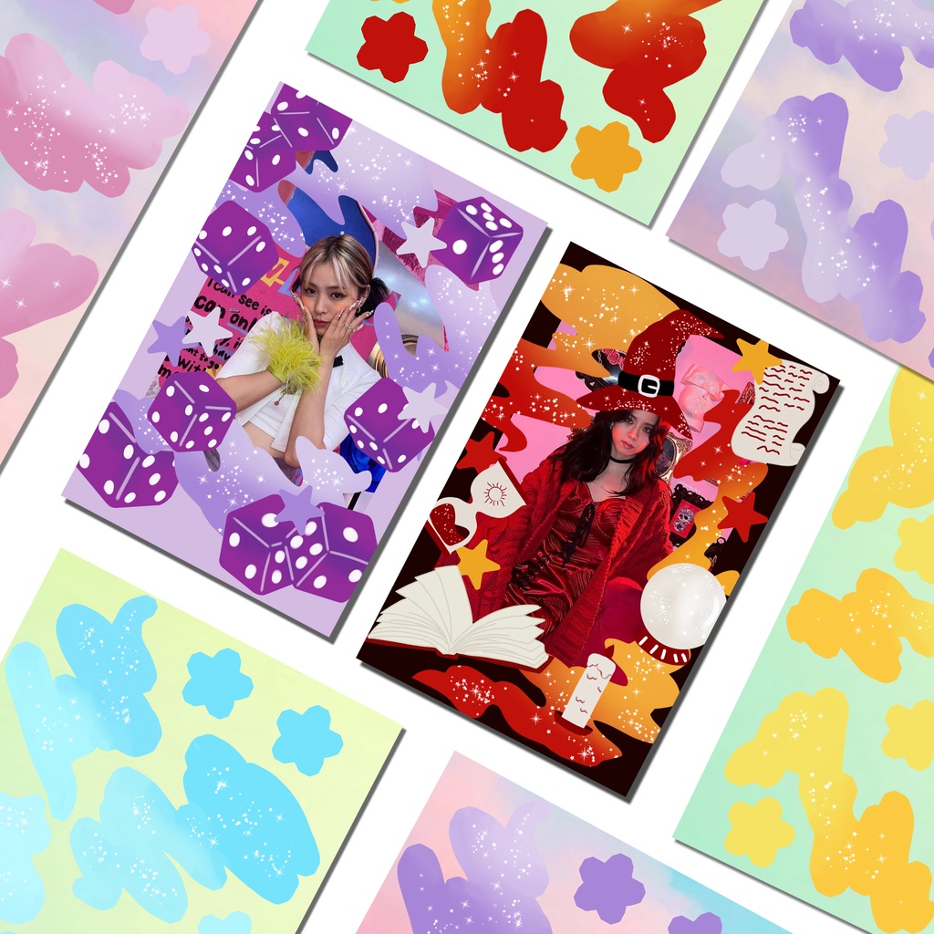 

BLOSSOMCLOVE - SMOKE CONFETTI STICKER/ POLCO STICKER/ DECO STICKER (KISS CUT)