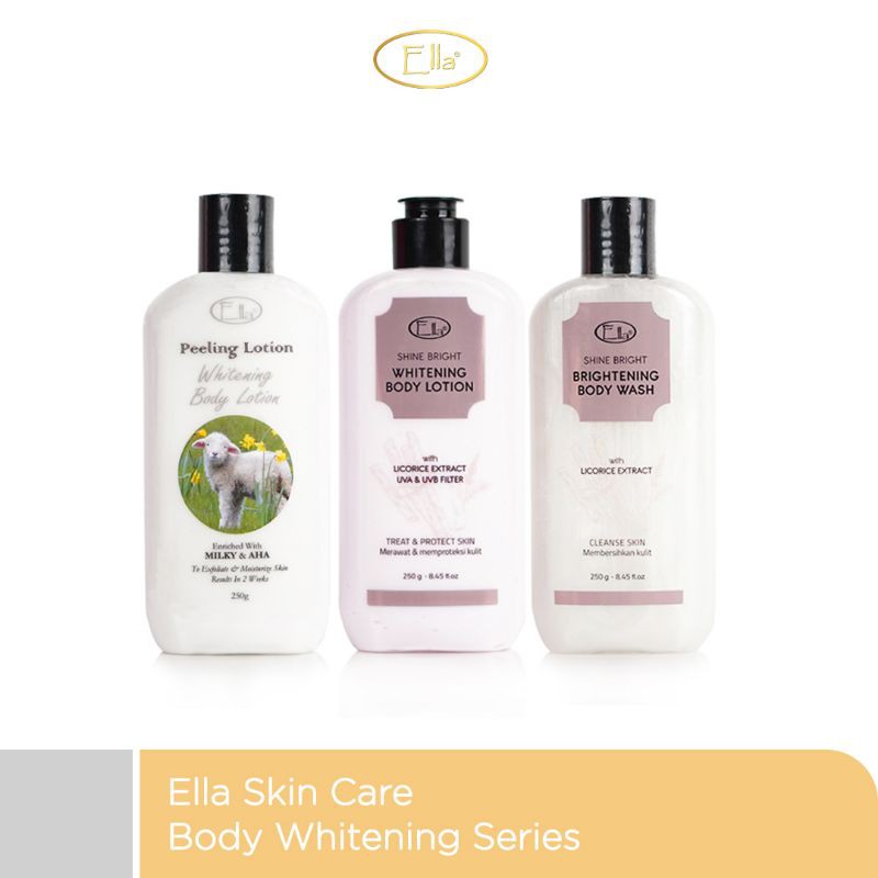 Paket body whitening Ella skincare (GL, Or, Sw)