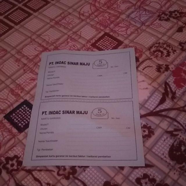 Kasur Busa Lipat 4 Inoac Uk 200x120x5