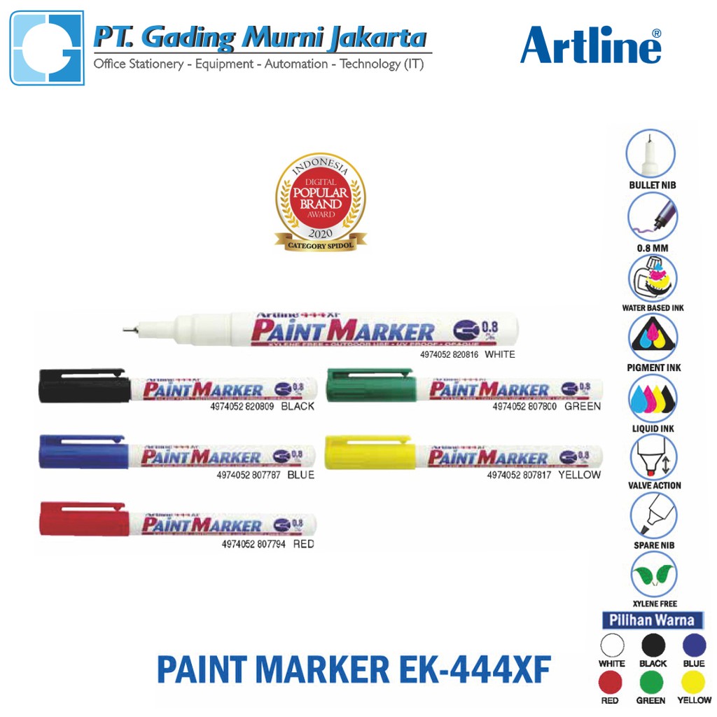 

SPIDOL PAINT MARKER ARTLINE EK 444 XF