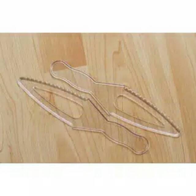 

Pisau kue tart plastik isi 25