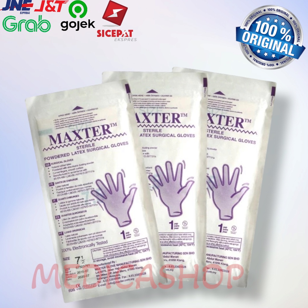 Maxter Surgical Gloves Sterile