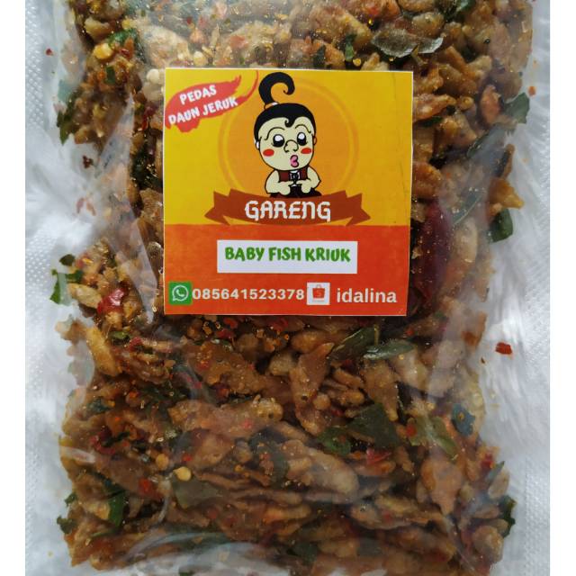 

baby fish pedas daun jeruk dan original 100 gram dan 140 gram