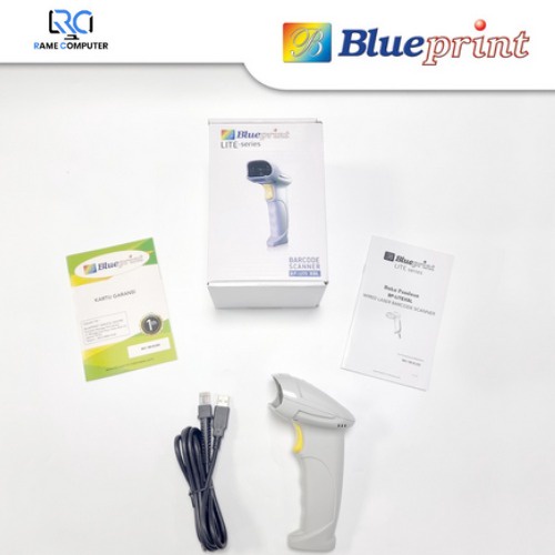 Barcode Scanner Laser 1D Auto Sensing USB BLUEPRINT BP-LITEX8L