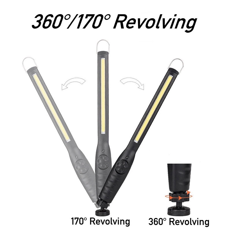 Dimmable magnet LED car work light 360° Portable led inspection lamp for automobile USB Rechargeable Emergency Flashlight Magnet Camping Lamp