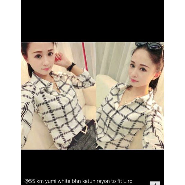 Atasan wanita kemej H-M-flanel-pink-kemeja-wanita-women-Hnm-H-m-pink-basic-shirt-longsleeve-ke N2D9