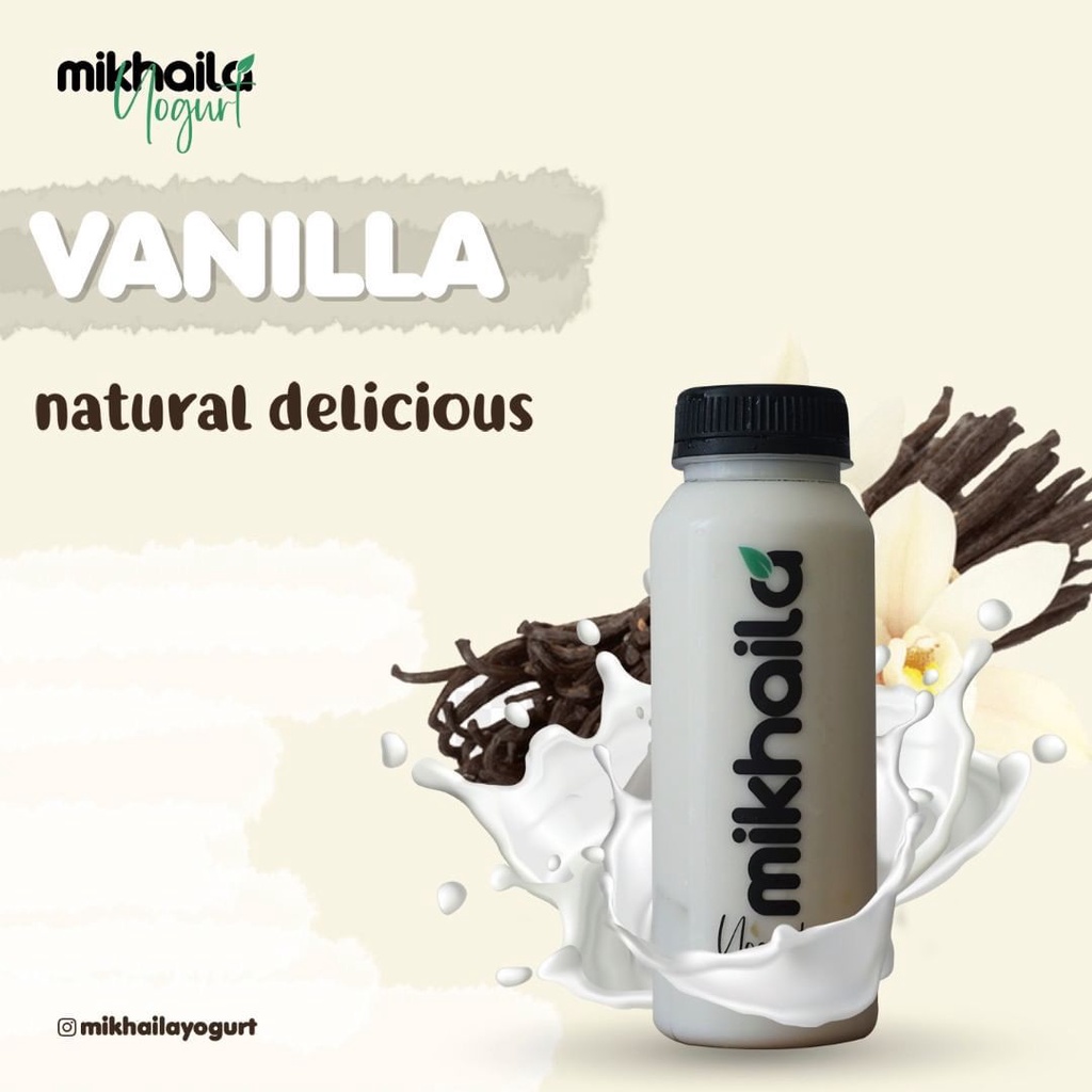 

Mikhaila Yogurt rasa vanila (topping nata de coco) @250ml