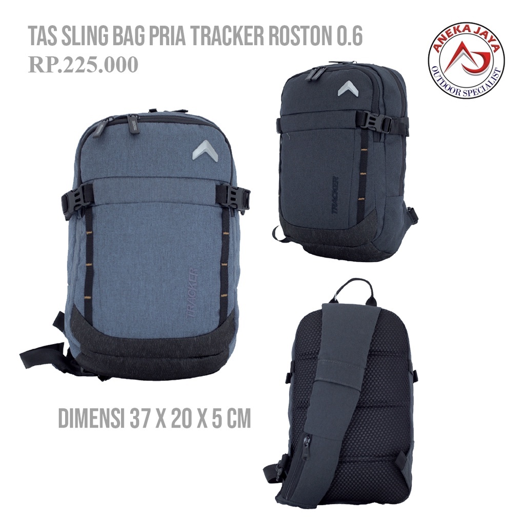 Tas Sling Bag Pria Simpel Tracker Roston 0.6