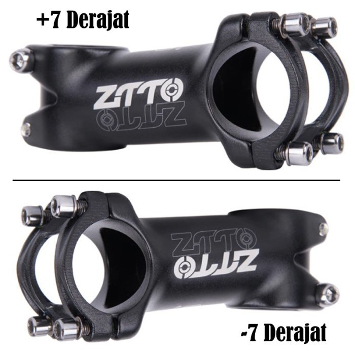 ZTTO Stem Sepeda MTB Roadbike OS Oversize 7 Derajat Hitam 32 - 100mm