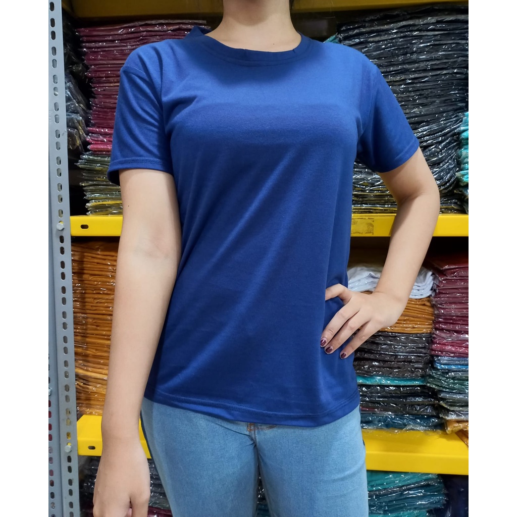 kaos polos wanita o-neck