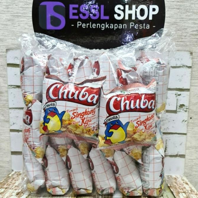 

CIKI CHUBA/ KERIPIK SINGKONG RASA KEJU/ CEMILAN ENAK CHUBA KEJU 14G