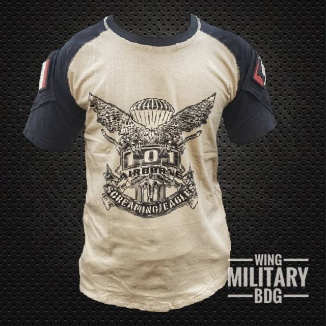 Kaos tactical pendek free pacth