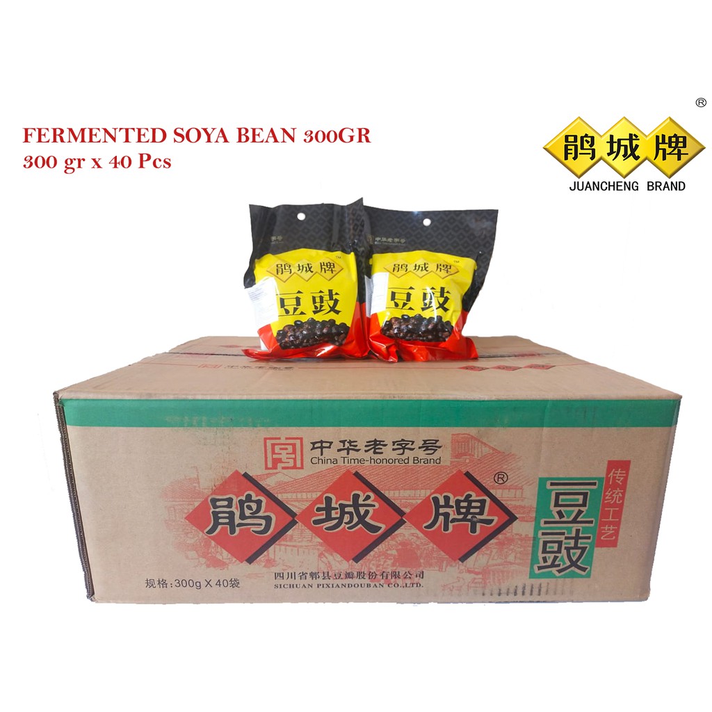 

1 Dus (40pcs) - Tausi Hitam Fermentasi / Fermented Soy Bean Black Bean (300 gr)
