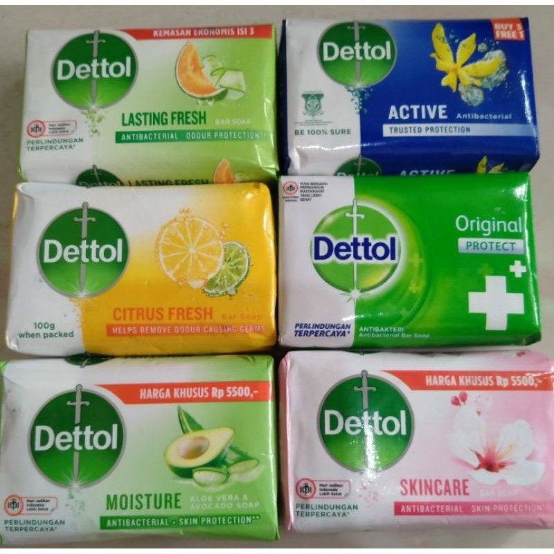 DETTOL SABUN BATANG 100gr PROMO