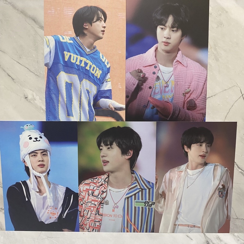 BTS Jin Seokjin official Fansite A little braver alb pc photocard postcard ptd permission to dance