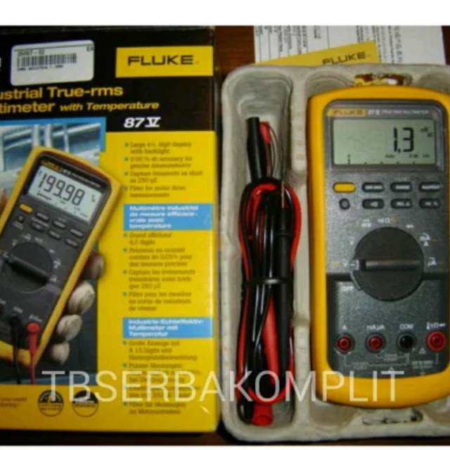 Fluke 87-5 True RMS Industrial Multimeter With Temperature Multitester Avometer Fluke 87V Original