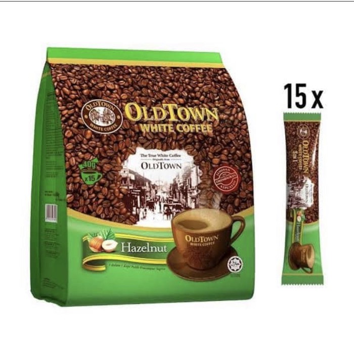 

Old Town White Coffee 3 in 1 Hazelnut 15sachet Kopi Oldtown Hazelnut