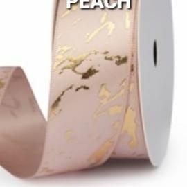 

PITA KADO DLL BAHAN SATIN MOTIF GOLD LEBAR 2,5CM HARGA UNTUK 9 METER - PEACH