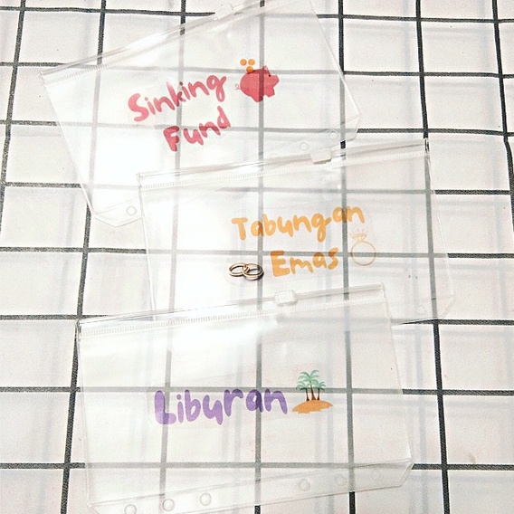 

STIKER TRANSPARAN UNTUK ZIPLOCK A5 A6 VOL. 1