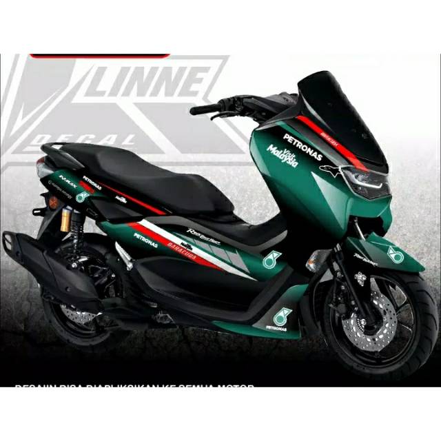 Sticker nmax Petronas black