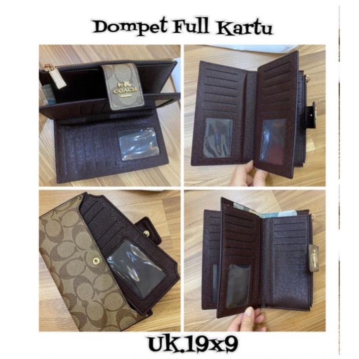 Dompet Lipat Panjang Wanita Premium / Dompet Lidah Panjang Free Card Holder / Dompet kartu Import