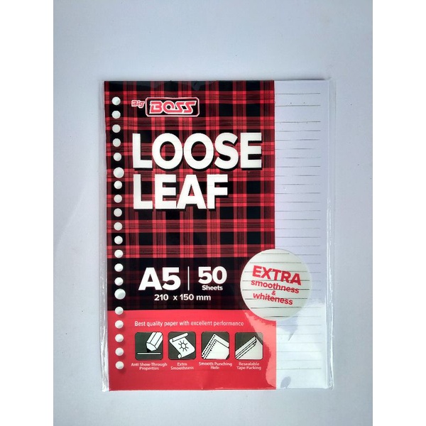 

Kertas binder Big Boss loose leaf A5