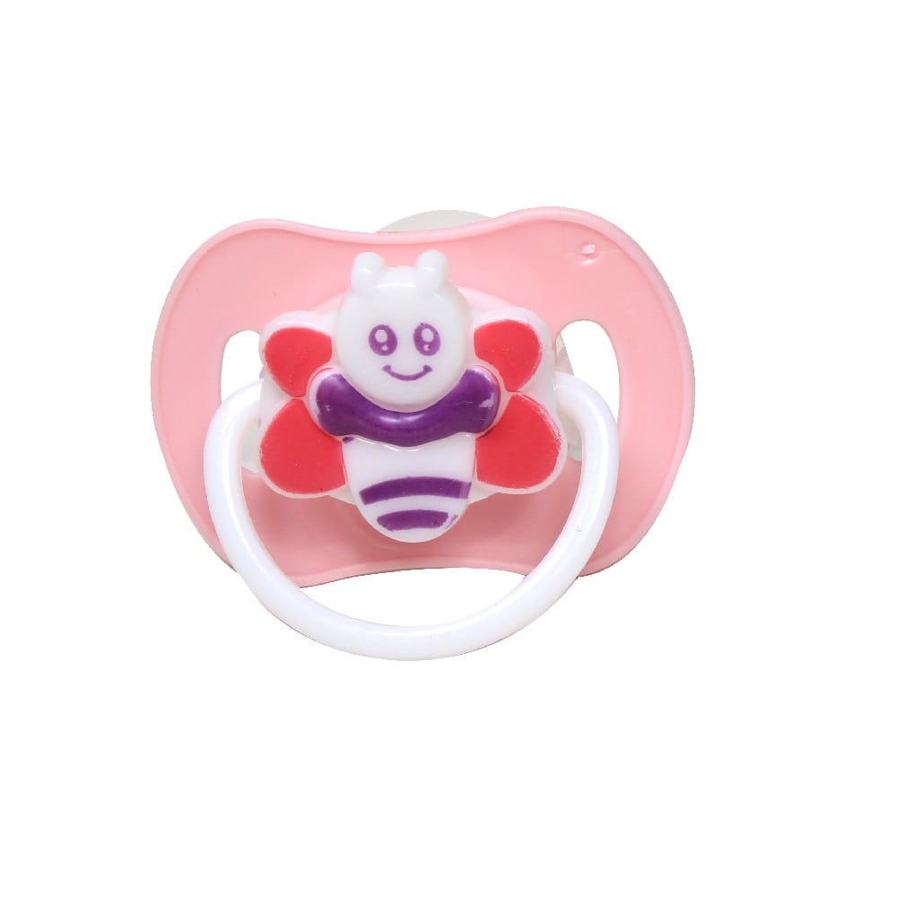 Empeng Bayi Lengkap Dengan Tutup - Bunny Empeng Bayi Baby Pacifier Silicone Dot Bulat