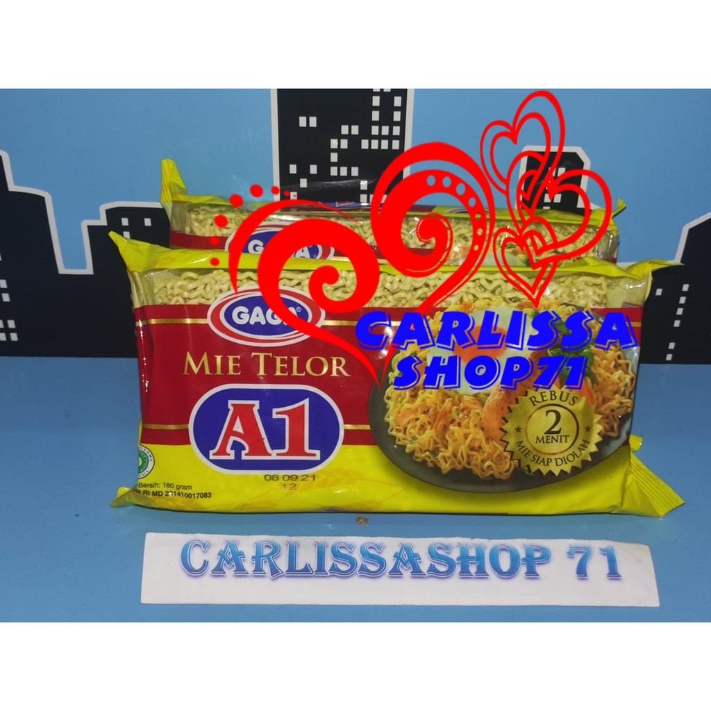 

Mie Telor Gaga A1 180gr, Mie Atom Gaga A1 180gr Harga Terjangkau