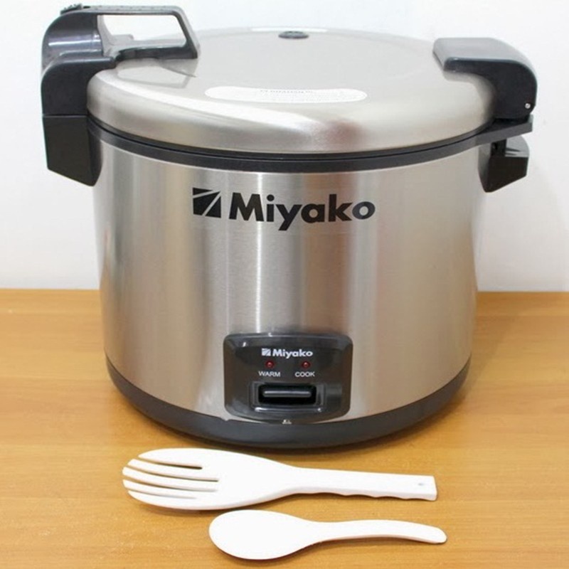 Miyako Rice Cooker MCG-171 (Stainless, 6L) | Magic Warmer MCG171