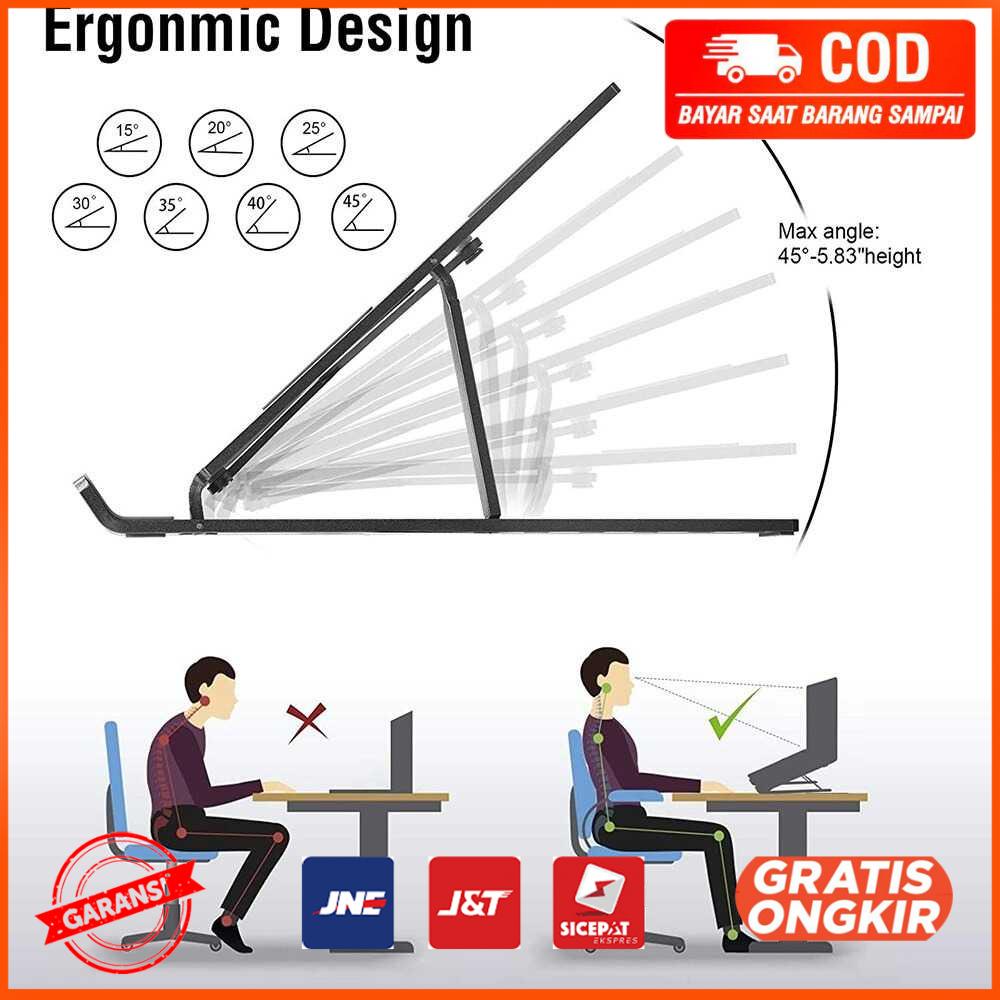 Laptop Stand Riser Foldable Adjustable 8 Level