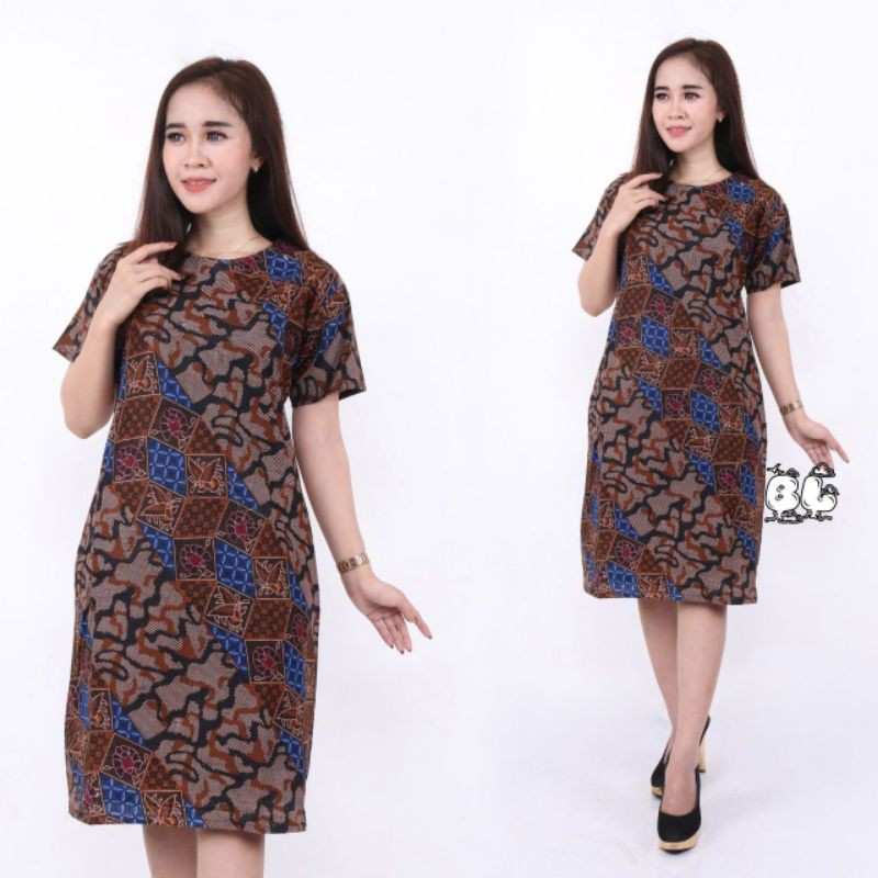 Dress batik modern Tunik batik