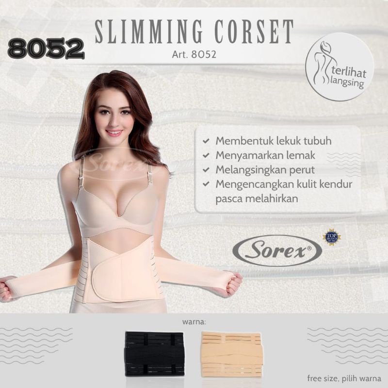 Korset Pelangsing Pengecil Perut Double Perekat Sorex 8052 / Stagen